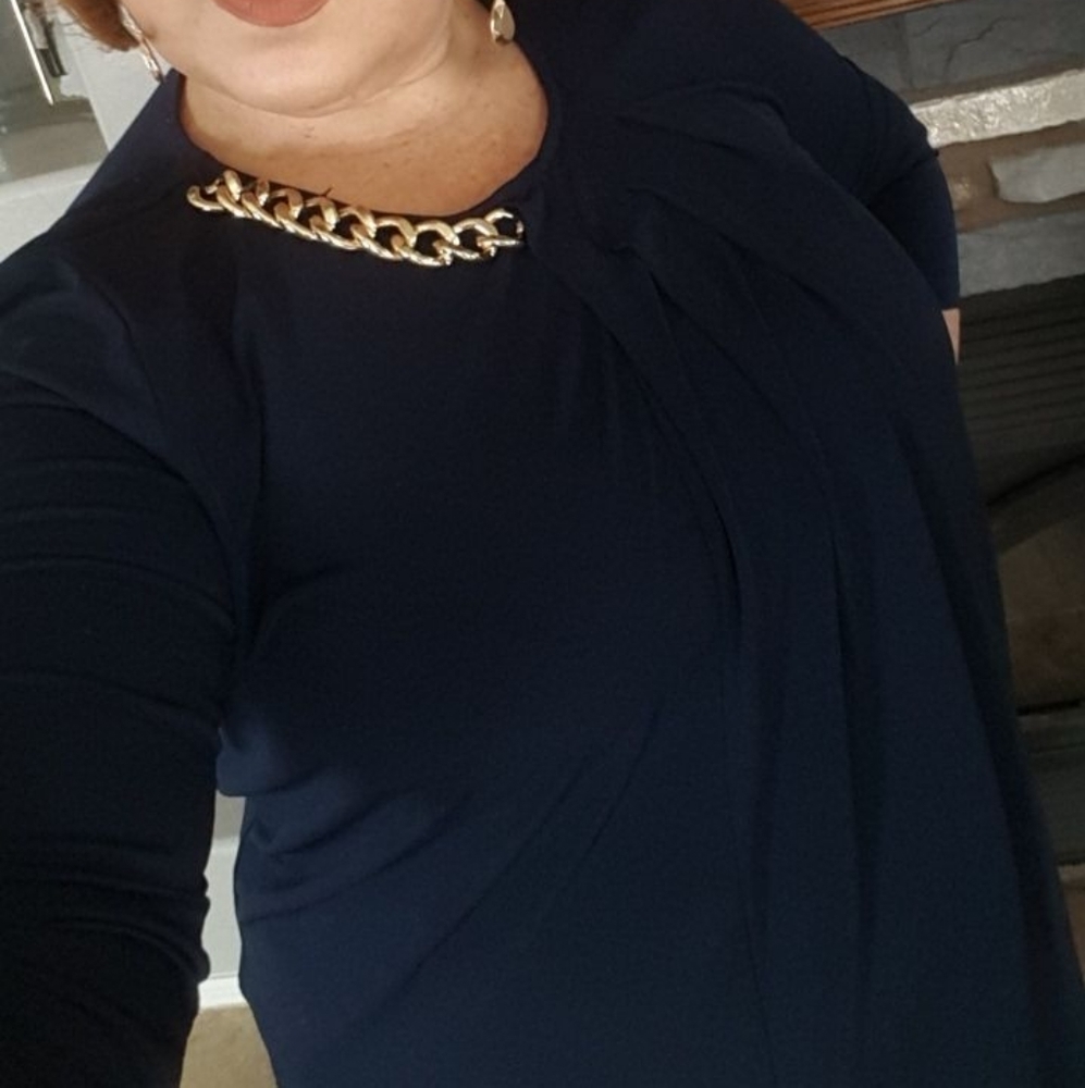 Michael Kors Navy blue blouse